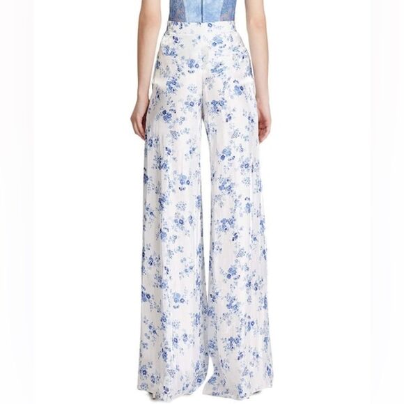 Ralph Lauren Collection Brenda Floral Wide-Leg Pant - Picture 12 of 16